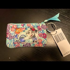 Vera Bradley Minnie Mouse Zip Case ID Wallet *NEW*
